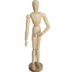 atmosphera Accesorios>Maniquí Decorativo De Madera 9x6x33Cm