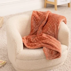 Niños atmosphera4kids Téxtil>Manta Berlingot Terracota 75x100Cm