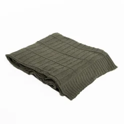 hôma Mantas>Manta CHEVRON verde 130x160cm