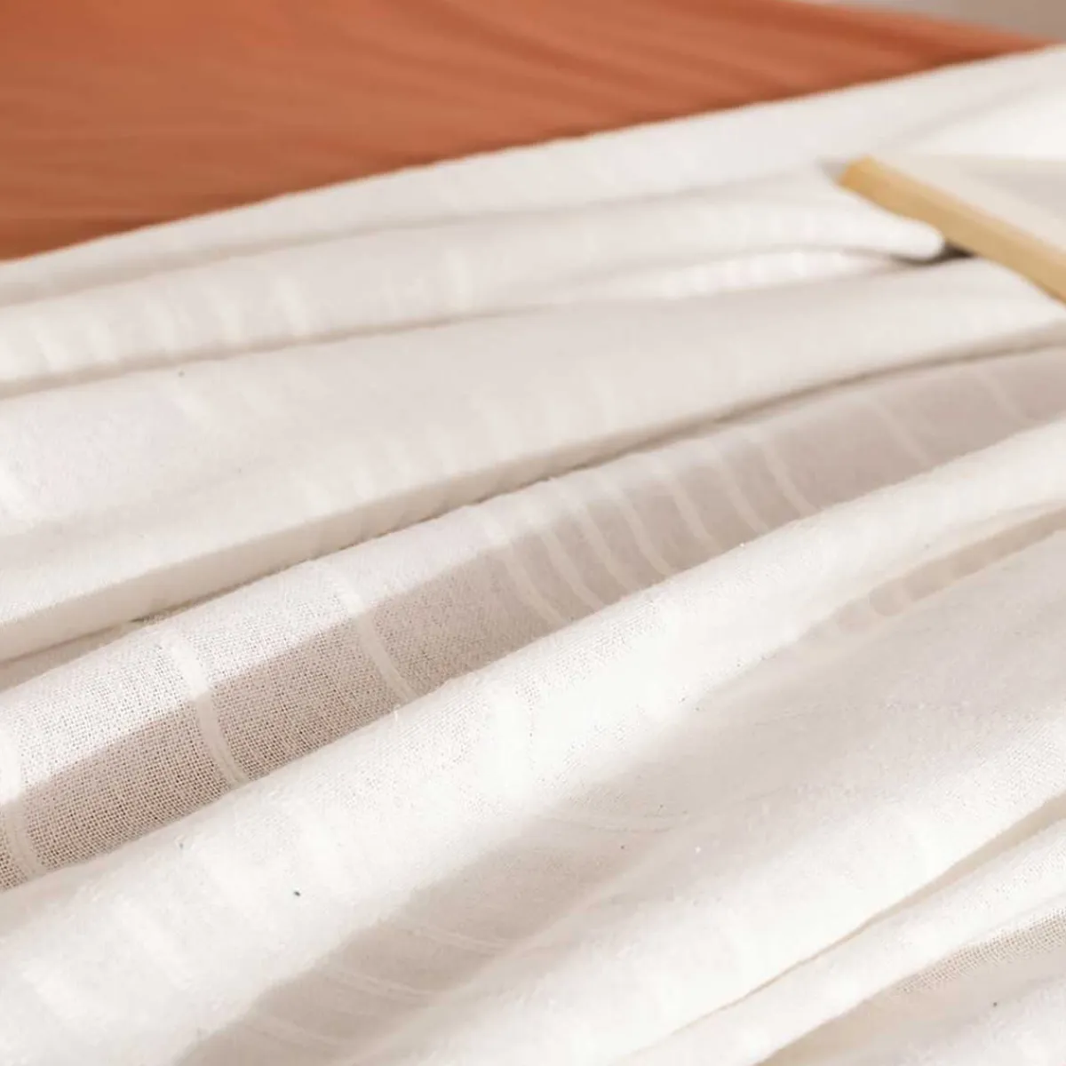 atmosphera Mantas>Manta Con Flecos Color Crudo 230x250Cm