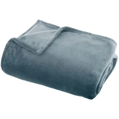 atmosphera Mantas>Manta Coralina Azul 125x150Cm