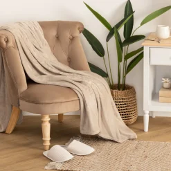 atmosphera Mantas>Manta Coralina Color Lino 130x180Cm