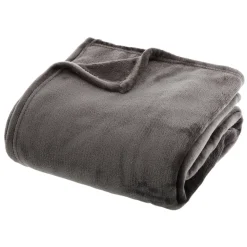 atmosphera Mantas>Manta Coralina Gris Oscuro 130x180Cm