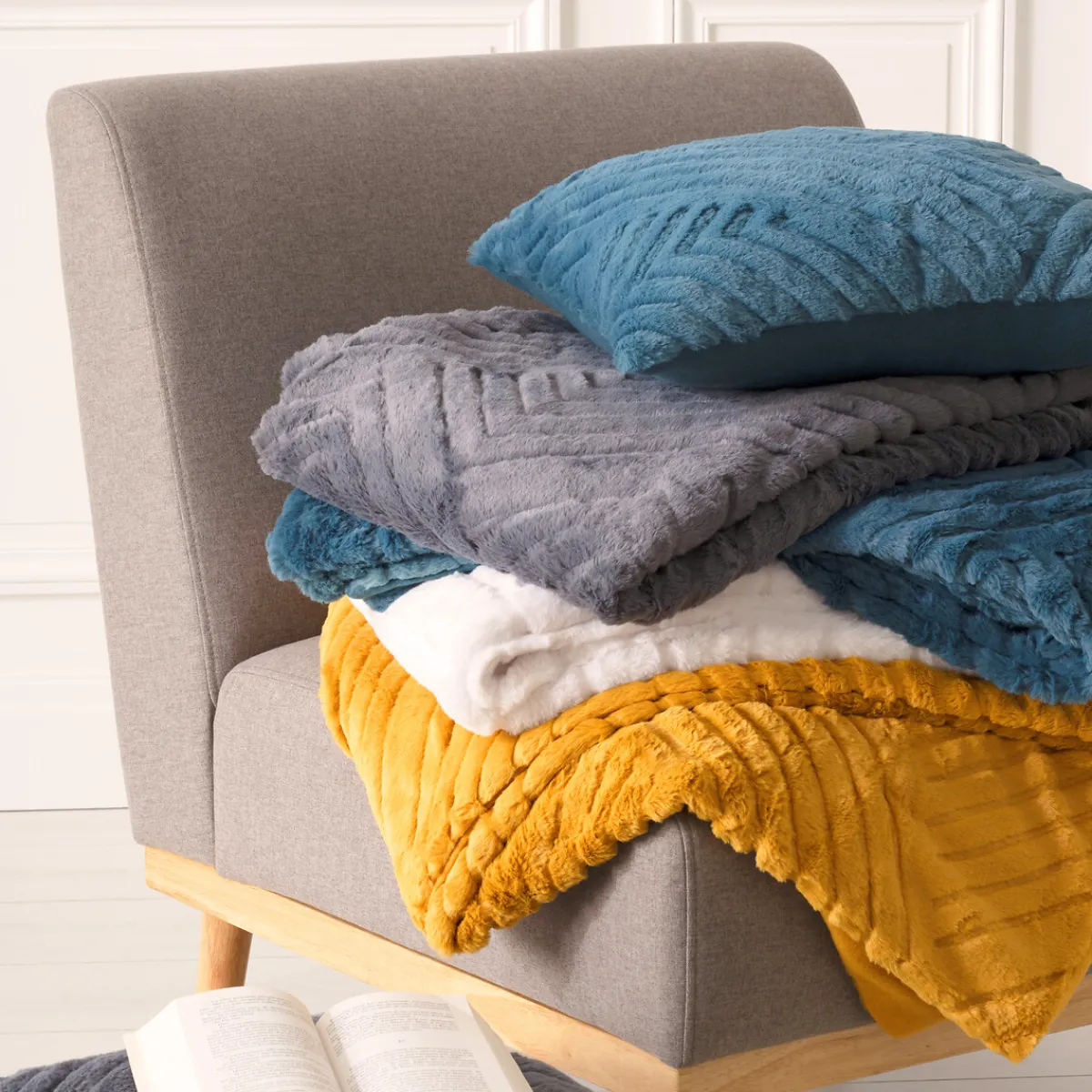 atmosphera Mantas>Manta Geo 3D Gris 120x160Cm