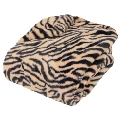 atmosphera Mantas>Manta LYNRA cebra de pelo 120x160cm