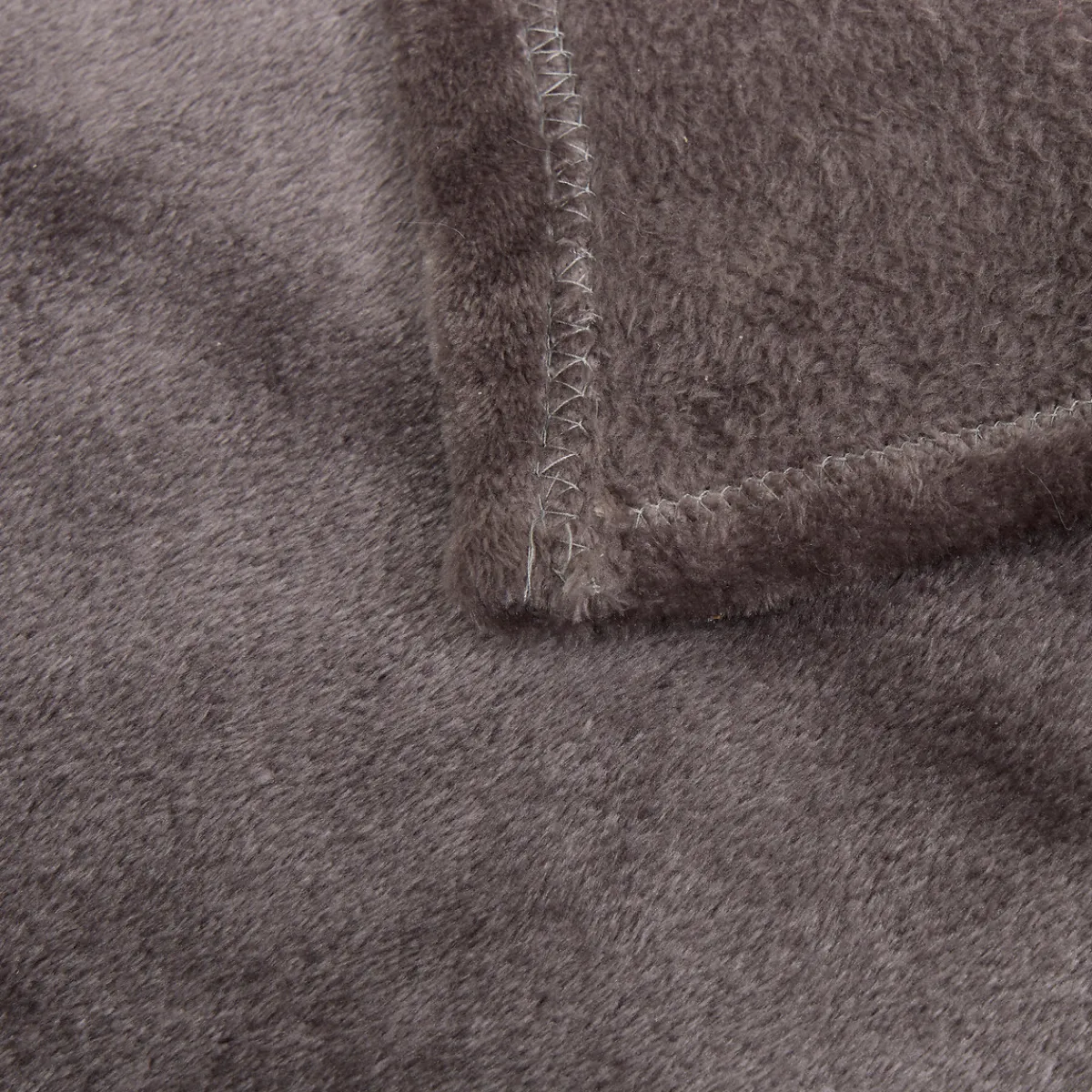 atmosphera Mantas>Manta OLLIS gris oscuro de terciopelo