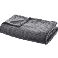 atmosphera Mantas>Manta Rombos 3D Gris 125x150Cm