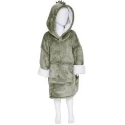 Niños atmosphera4kids Téxtil>Manta Sudadera Capucha Dino 60x95Cm