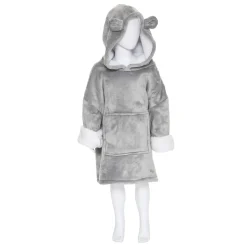 Niños atmosphera4kids Téxtil>Manta Sudadera Capucha Oso Gris 60x95Cm
