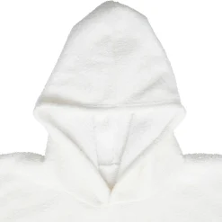atmosphera Mantas>Manta Sudadera Con Capucha Bouclé Marfil