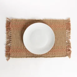 hôma Manteles, Servilletas Y Manteles Individuales>Mantel individual MIRAGE marrón 33x48cm