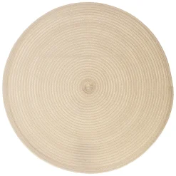 Manteles, Servilletas Y Manteles Individuales>Mantel individual TEXALINES redondo beige 38cm