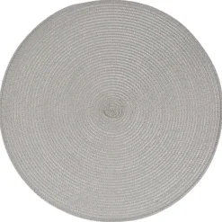 secret d'gourmet Manteles, Servilletas Y Manteles Individuales>Mantel individual TEXALINE gris claro 38cm