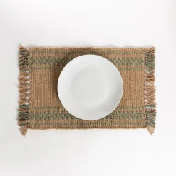 hôma Manteles, Servilletas Y Manteles Individuales>Mantel indivudal MIRAGE verde 33x48cm