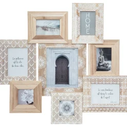 atmosphera Marcos Y Fotos>Marco De Fotos Múltiple 8 Fotos 77x72Cm