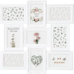 atmosphera Marcos Y Fotos>Marco De Fotos Múltiple 9 Fotos 50x50Cm