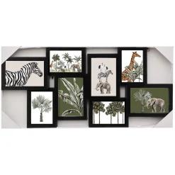 atmosphera Marcos Y Fotos>Marco De Fotos Múltiple 8 Fotos 65x32Cm
