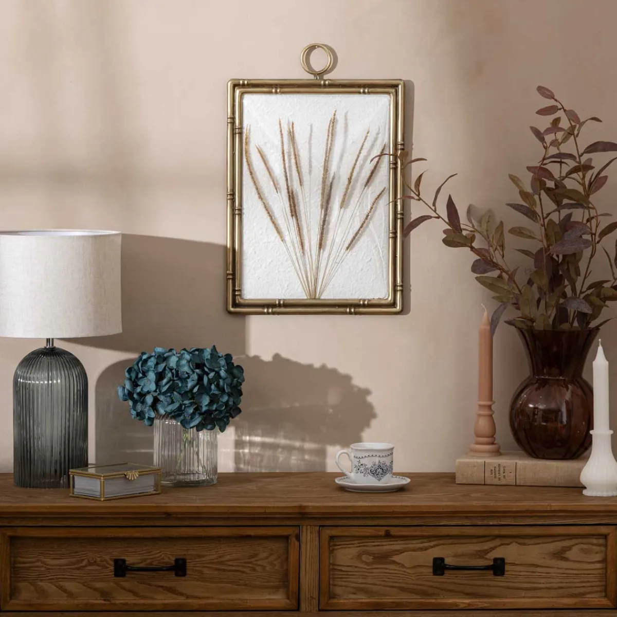 atmosphera Lienzos Y Cuadros Decorativos>Marco Decorativo De Mdf Y Metal Jonas