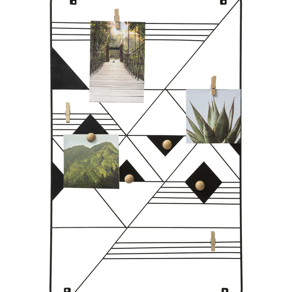 atmosphera Marcos Y Fotos>Marco múltiple ELORA de metal negro