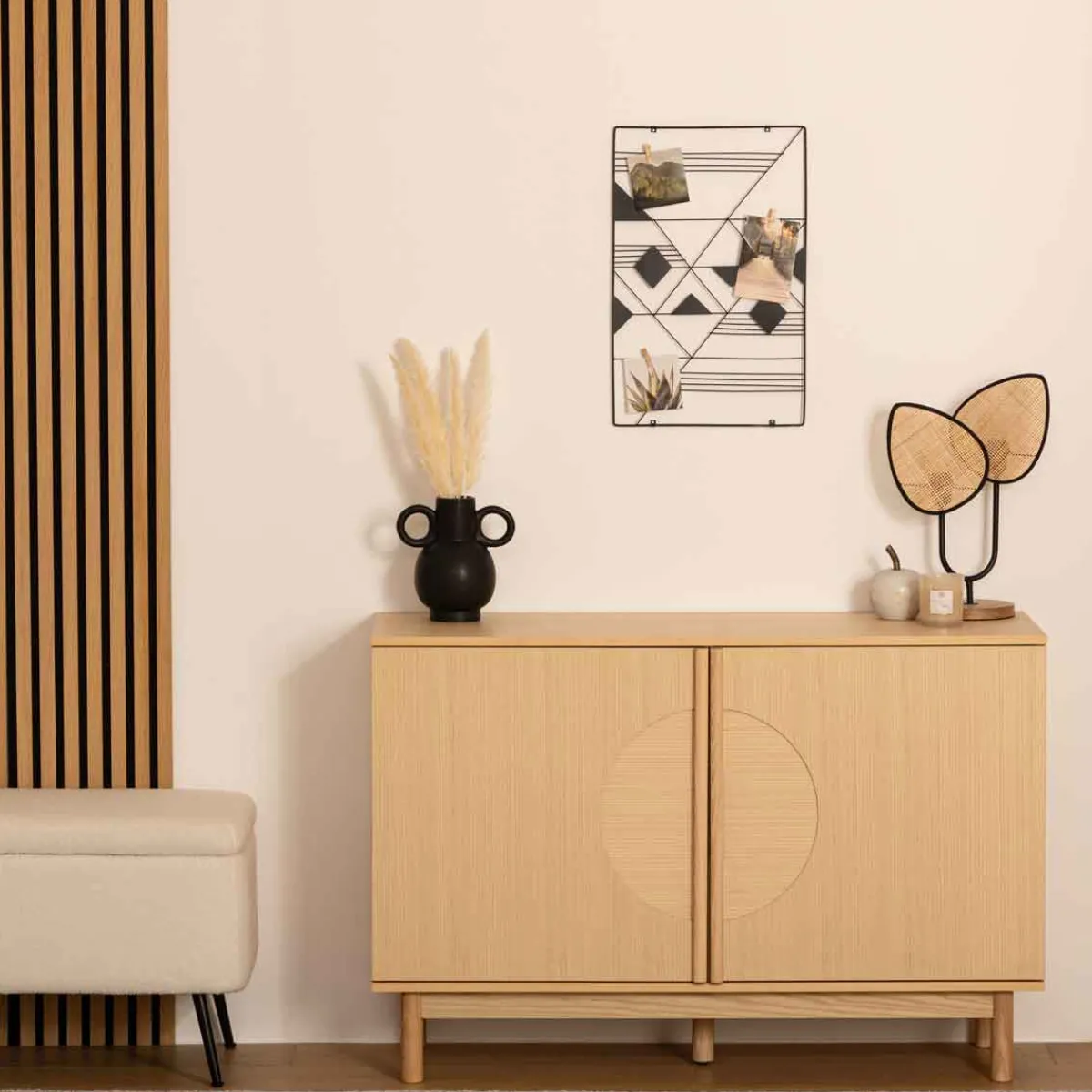 atmosphera Marcos Y Fotos>Marco múltiple ELORA de metal negro