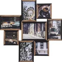 atmosphera Marcos Y Fotos|Estilo Industrial>Marco Múltiple P/8 Fotos 48.3x1.8x48.3Cm