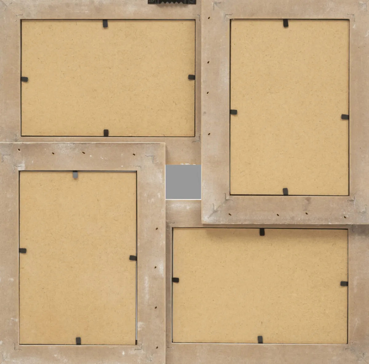 atmosphera Marcos Y Fotos|Estilo Rústico>Marco Para 4 Fotos 33.3x2.5x33.3Cm