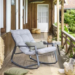 hespéride Columpios>Mecedora FELINIO gris