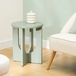 atmosphera Mesas Bajas Y Auxiliares>Mesa auxiliar BLOOM verde
