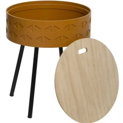 atmosphera Mesas Bajas Y Auxiliares|Estilo Contemporaneo>Mesa Auxiliar C/Almacenaje Mdf 38.5x45.5