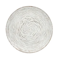 Mesas Bajas Y Auxiliares>Mesa auxiliar de madera tapa decoración espiral