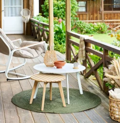 hespéride Mesas De Jardín>Mesa auxiliar OLVINIA madera acacia 46cm