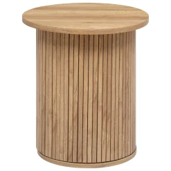 atmosphera Mesas Bajas Y Auxiliares|Estilo Contemporaneo>Mesa Auxiliar Redonda Colva Beige 50cm