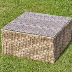 hespéride Mesas De Jardín>Mesa baja MOORÉA savana de ratán sintético