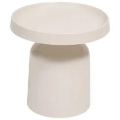 atmosphera Mesas Bajas Y Auxiliares>Mesa de centro ABADI crudo de metal 41x43cm