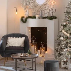 atmosphera Mesas Bajas Y Auxiliares>Mesa De Centro De Metal 65x65x39.5Cm