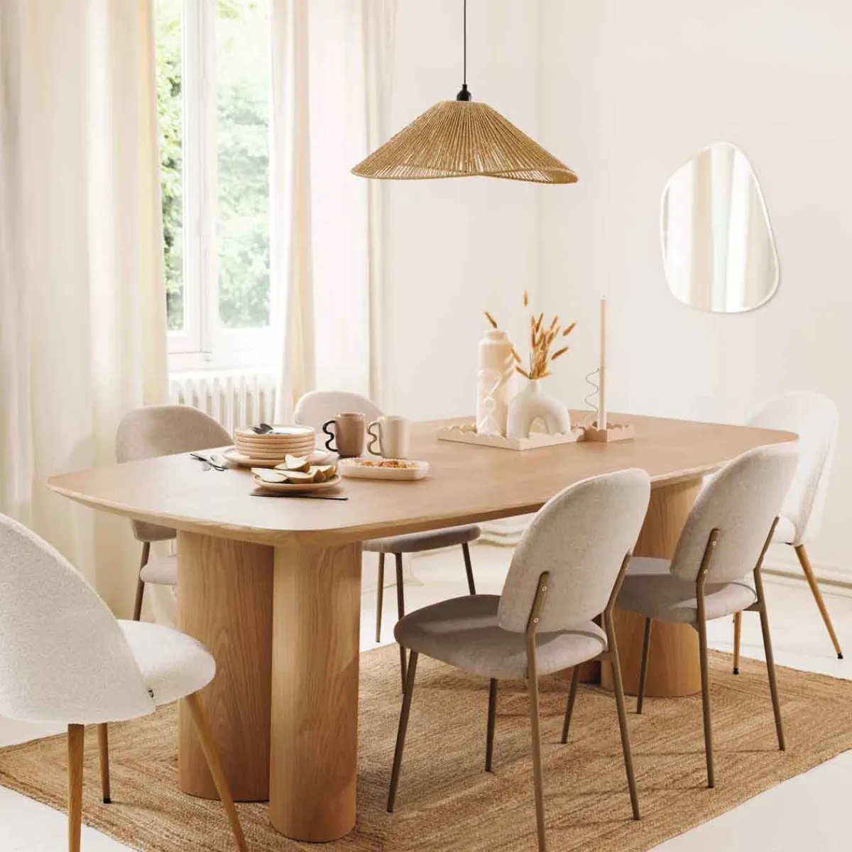 atmosphera Mesas Para Comer|Estilo Étnico>Mesa de comedor de mdf ALIONA