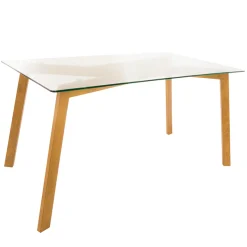 atmosphera Mesas Para Comer|Estilo Contemporaneo>Mesa De Comedor Taho Tapa De Vidrio