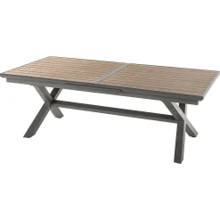 hespéride Mesas De Jardín>Mesa extensible AXIOME praline y honey 220-279cm