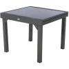 hespéride Mesas De Jardín>Mesa extensible PIAZZA gris graphite 90-180cm