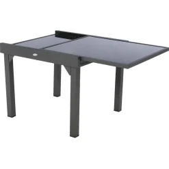 hespéride Mesas De Jardín>Mesa extensible PIAZZA gris graphite 90-180cm