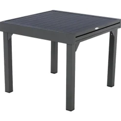 hespéride Mesas De Jardín>Mesa extensible PIAZZA gris graphite 90-180cm