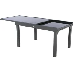 hespéride Mesas De Jardín>Mesa extensible PIAZZA gris graphite 135-270cm