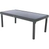 hespéride Mesas De Jardín>Mesa extensible PIAZZA gris graphite 200-320cm