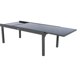 hespéride Mesas De Jardín>Mesa extensible PIAZZA gris graphite 200-320cm