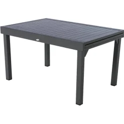 hespéride Mesas De Jardín>Mesa extensible PIAZZA gris graphite 135-270cm