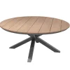 hespéride Mesas De Jardín>Mesa ORIENGO redonda graphite de madera acacia