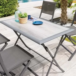 hespéride Mesas De Jardín>Mesa plegable AZUA de aluminio