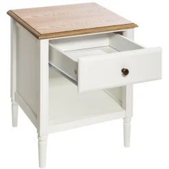atmosphera Mesas Bajas Y Auxiliares|Estilo Rústico>Mesita De Noche Mdf C/1 Cajón 45x40x60Cm