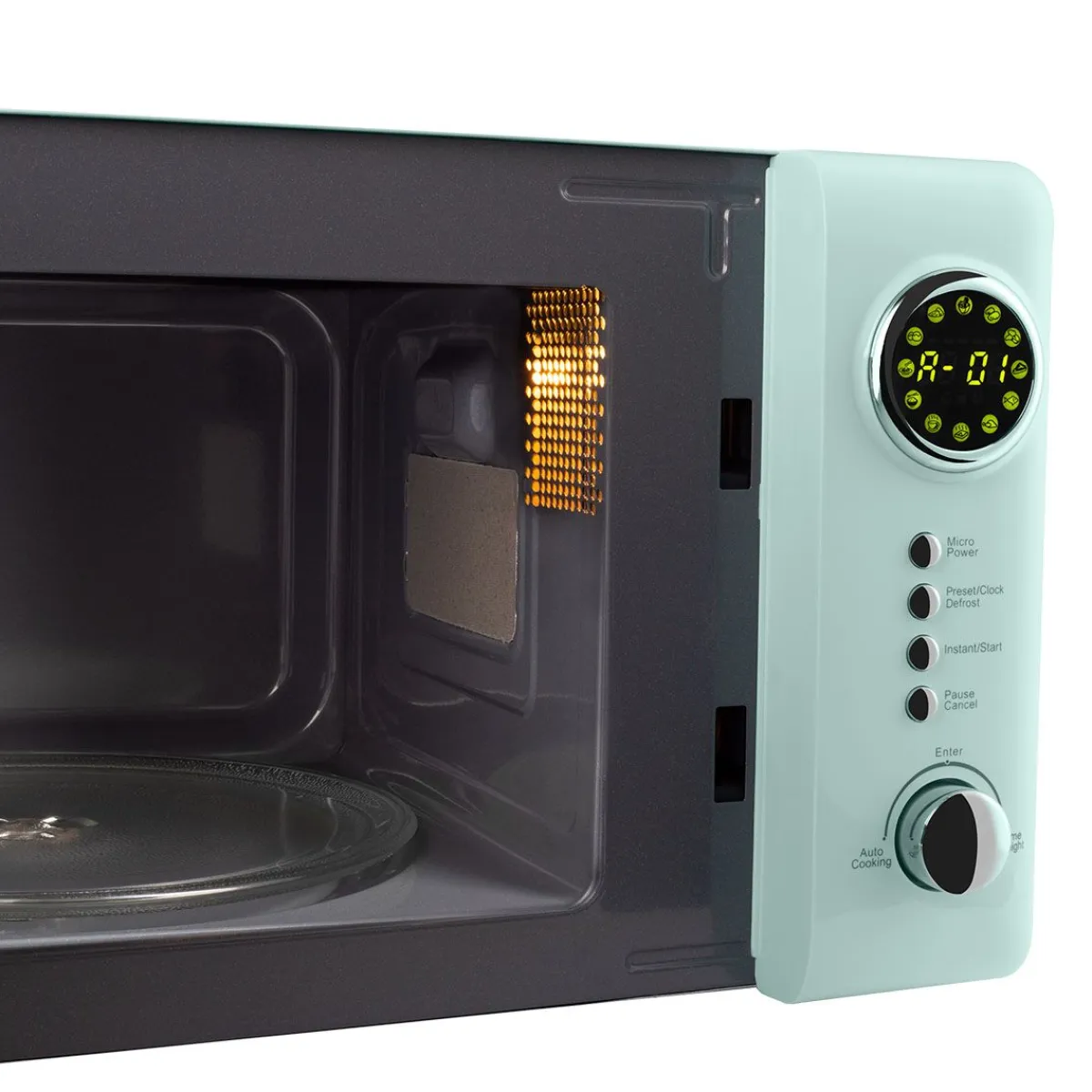 Electrodomésticos>Microondas Vintage Cuisine Menta 16L