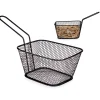 Degustación>Mini Cestillo Metálico Negro 24x11x7Cm